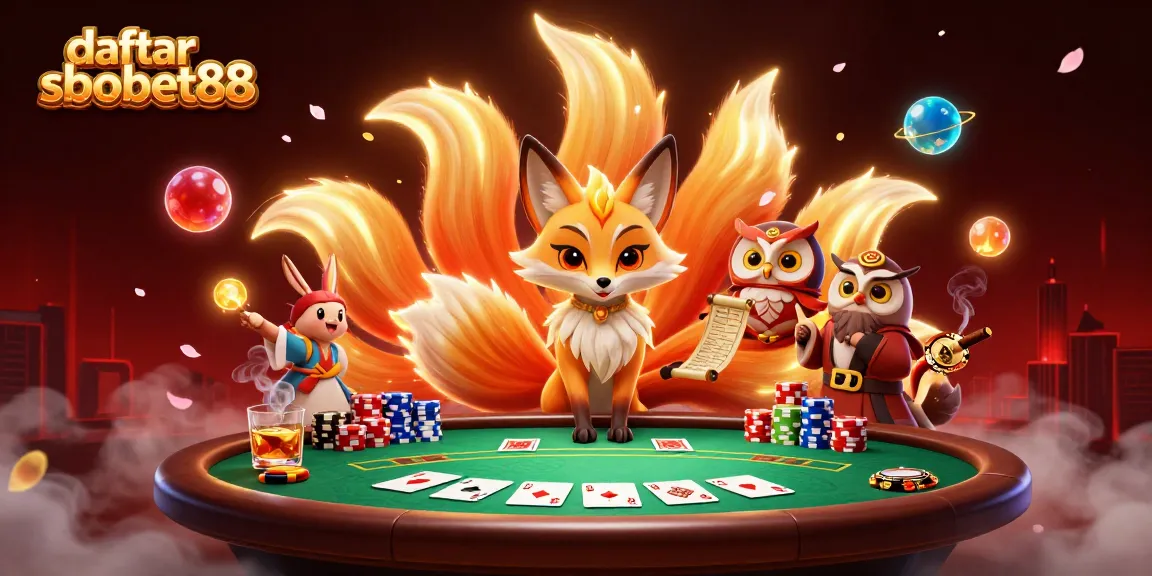 Experience thrilling gameplay with daftar sbobet88, featuring vibrant casino elements and mystical characters.