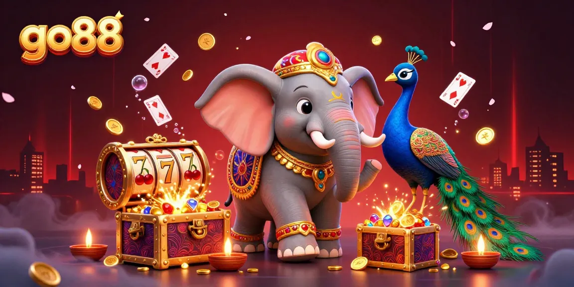 Engage with go88's thrilling casino experience featuring vibrant slots and a dynamic color palette.