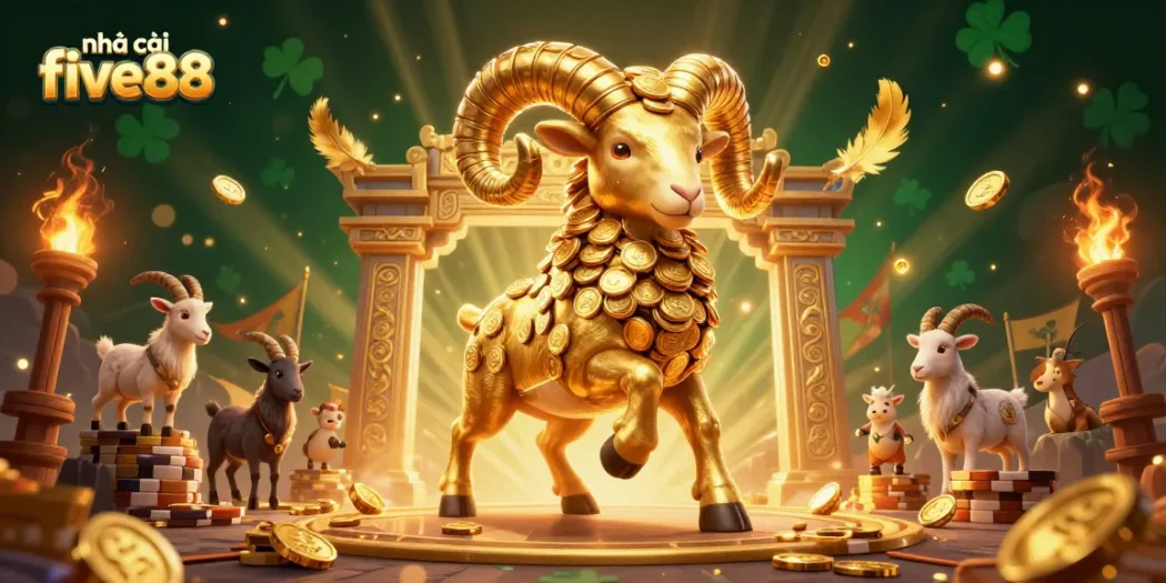 Experience thrilling moments at nhà cái five88 with a dynamic scene of competing characters amidst an exciting gambling atmosphere.